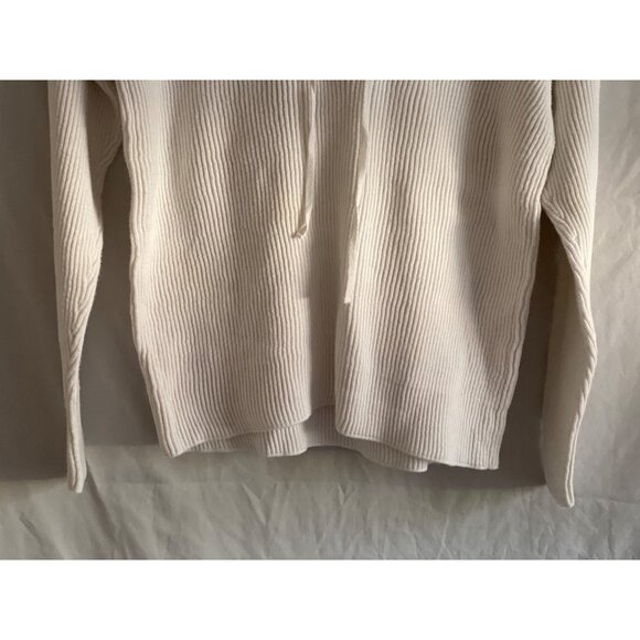 3 Ribbed Top  i.e. Relaxed Fit White Hoodie Old Navy Valerie Steven  M - Picture 8 of 16